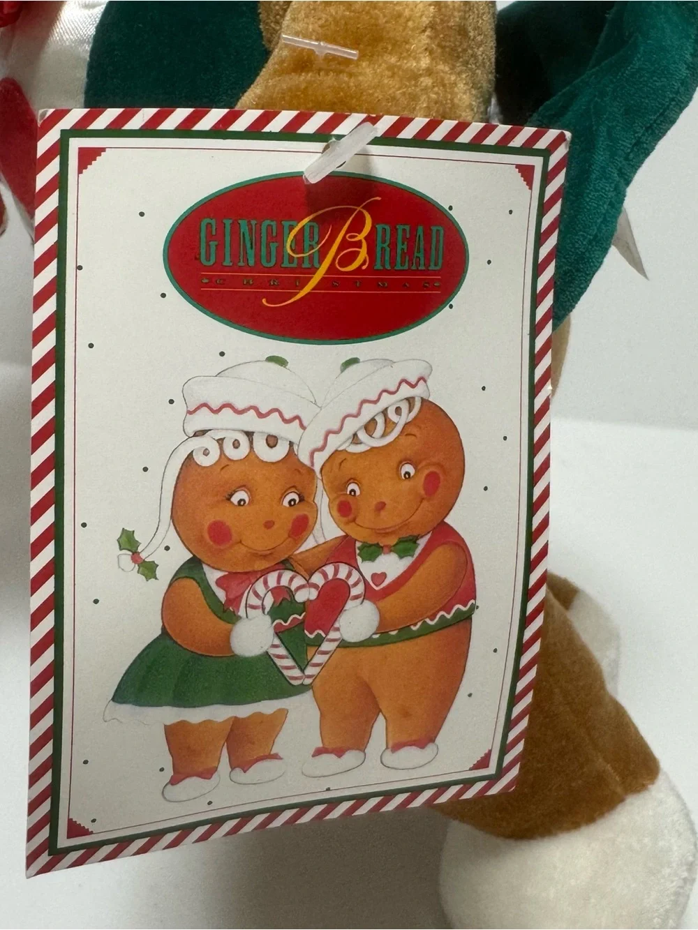 vintage 1990 Commonwealth Target Christmas gingerbread girl plush doll